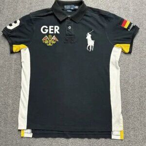 Polo Ralph Lauren 2012 Ocean Challenge Germany Rugby Polo Shirt Large Black